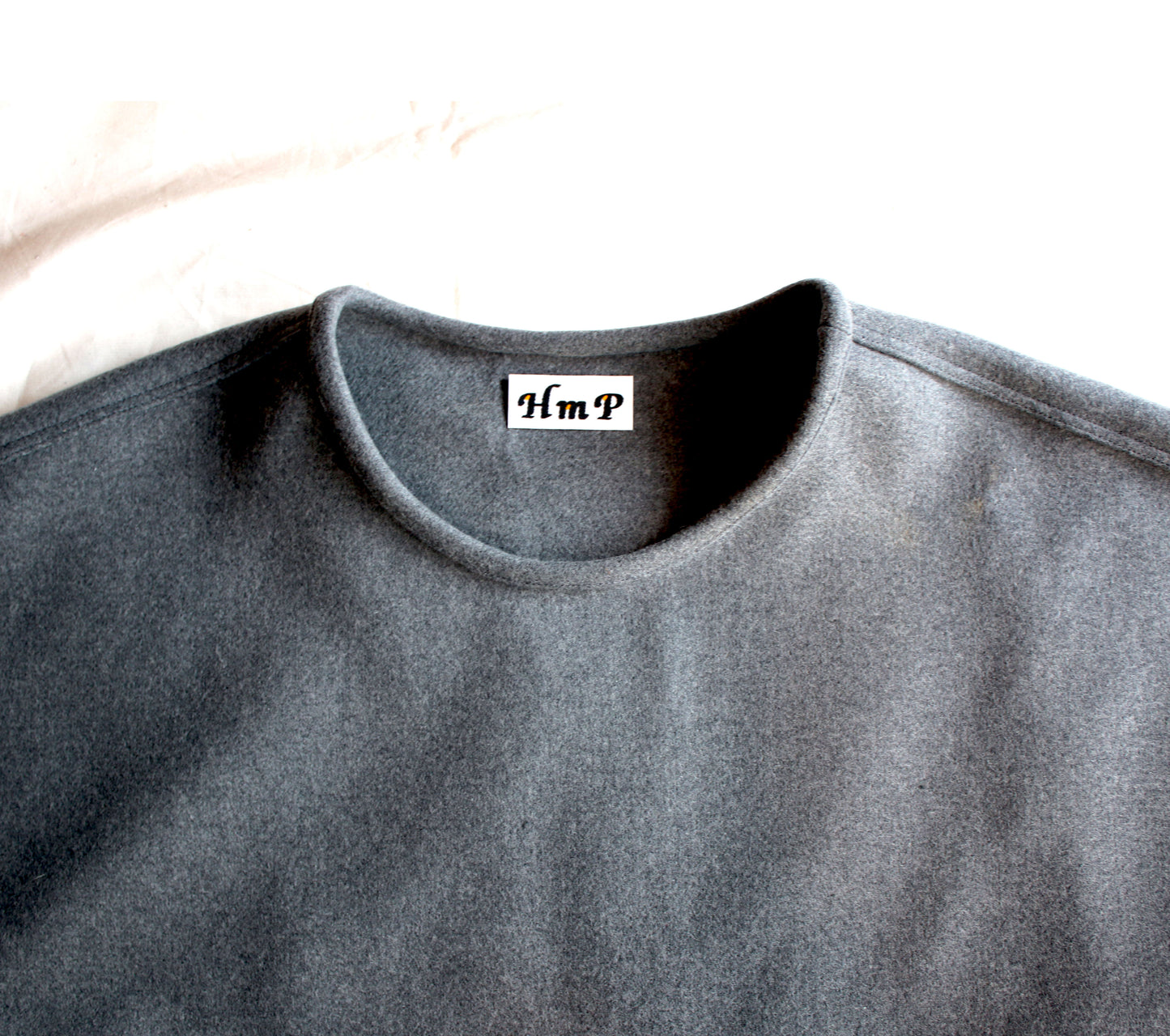 Kimono sleeve ` flannel wool ` pullover