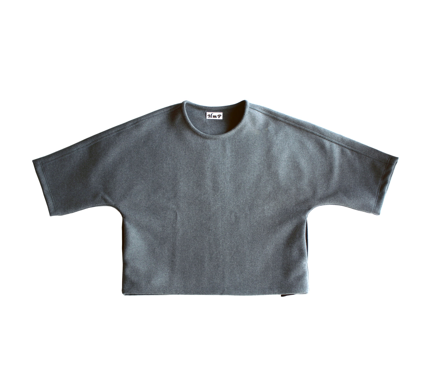Kimono sleeve ` flannel wool ` pullover